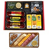 Ultimate Gift Basket with Features Smoked Summer Sausages, 100% Wisconsin Cheese, Crackers, Pretzels and Mustard