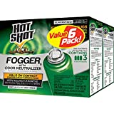 Hot Shot Fogger With Odor Neutralizer, Kills Roaches, Ants, Spiders & Fleas, Controls Heavy Infestations, 3 Count, 2 Ounce Pack of 2