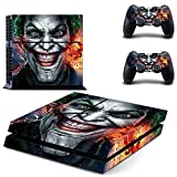 PS4 skin joker vinyl decal cover for Sony playstation 4 two controllers