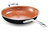 Gotham Steel Nonstick Frying Pan - 12.5 Inch Ceramic Frying Pans Nonstick Pan Skillets Nonstick Non Stick Pan Cooking Pan Fry Pan Skillet Large Frying Pan Non Sticking Pan – Dishwasher Safe