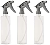 Chemical Guys Acc_121.16HD3 Acc_121.16HD-3PK Chemical Resistant Heavy Duty Bottle and Sprayer, 16 oz, Pack of 3