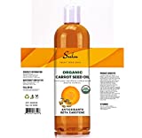 SULU ORGANICS Pure Organic Unrefined Cold Pressed Carrot Seed Oil (4 fluid ounces)