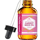 Leven Rose Carrot Seed Oil Pure Unrefined Cold Pressed Moisturizer for Hair Skin and Nails 1 oz