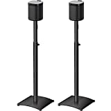 Mounting Dream Speaker Stands for SONOS ONE, ONE SL, Play:1, Height Adjustable Up to 48.3", Set of 2 Surround Sound Speaker Stand with Cable Management, 13.2 LBS Loading MD5412