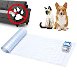 Unicam Indoor Pet Scat Shock Mat, 60”x12” Pet Training Mat for Dogs and Cats, Electronic Training Mat Keep Pets Off Furniture, Safe Dog Repellent Mat with 3 Training Modes, Sofa Couch Protector