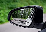 Vool 2x Objects In Mirror Are Losing Vinyl Decal / Sticker Funny Mirror Race Drag Car