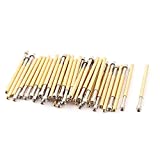 LUOYIMAO 100 Piece P125A 2.5 mm Diameter Concave Tip Spring Test Probes Testing Pin, 33 mm