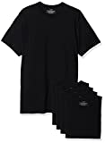 Calvin Klein Men's Cotton Classics Slim Fit Crew Neck T-Shirts, Black (5 Pack), L