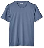 Amazon Brand - Goodthreads Men's Slim-Fit Short-Sleeve Crewneck Cotton T-Shirt, Denim Blue Large