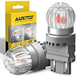 AUXITO LED Brake Light Bulb 3157 LED Bulb Red 3156 3056 3057 3457 4057 4157 LED Replacement Lamp for Stop Lights Brake Lights Tail Light Bulbs, Brilliant Red (Pack of 2)