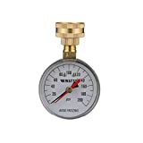 Watts 0950200 Water Pressure Test Gauge, 2 1/2 Inch, White