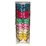 Shinoda Design Center 0165500129 Piece Decor, 3", Assorted 3" Butterfly Asst Décor 12/Box, 3"