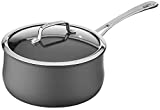 Cuisinart 64193-20 Hard Anodized 3-Quart Saucepan with Cover Contour-Stainless-Steel-Cookware, Black