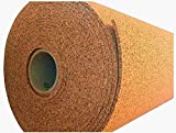 Cork Roll 1/4 Inch Thick 4' Wide (By The Foot) Roll Of Cork One Cork Roll Choose Size Bulletin Board Sheet VIZIONSTAR