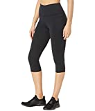 Skechers womens Go Walk High Waisted Capri Leggings, Bold Black, Large US