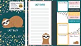 Book of Sticky Notes: Notepad Collection (Sloth Lazy Days)