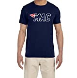 Navy New England Mac Logo T-Shirt Adult