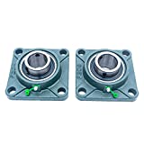 FKG UCF208-24 Pillow Block Bearing 1-1/2" inch Bore, Set of 2