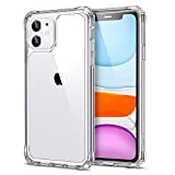 ESR Air Armor Compatible with iPhone 11 Case [Military Grade Drop Protection] [Shock-Absorbing] [Anti-Yellowing Hard Back] [Scratch Resistant], 6.1-Inch, Clear