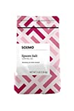 Amazon Brand - Solimo Epsom Salt Soaking Aid, Rosemary Mint Scent, 3 Pound
