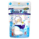 TruKid Bubble Podz for Baby, Refreshing Bubble Bath for Sensitive & Soft Skin, pH balanced for eye sensitivity, Enriched with Vitamin E, Aloe & Oatmeal, Yumberry Scent, All Natural Ingredients(8 Podz)