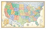 Classic Edition U.S. Wall Map – Paper Rolled