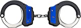 ASP Identifier Ultra Chain Handcuffs, Double-Locking Handcuffs, Colored Handcuffs, Forged Aluminum Restraints, Police Handcuffs, Law Enforcement Gear, Security Guard Equipment. Blue