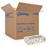 Kleenex Professional Facial Tissue for Business (21606), Flat Tissue Boxes, 48 Boxes / Case, 125 Tissues / Box, 6,000 Tissues / Case