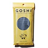 GOSHI Exfoliating Shower Towel - Rip-Resistant Exfoliating Washcloth for All Skin Types - Made in Japan