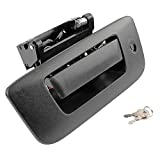 Nakuuly Tailgate Handle & Bezel Lock Kit Tail Gate Compatible with Chevrolet Silverado and GMC Sierra 1500 2500 3500 HD 2007 2008 2009 2010 2011 2012 2013 2014 Replaces # 22755305