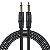 TENINYU 3.5mm Mono Cable - 12V Trigger, IR Infrared Sensor Receiver Extension Extender, 3.5mm 1/8" TS Monaural Mini Mono Audio Plug Jack Connector Male to Male Cable (3FT)