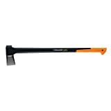 Fiskars X27 Super Splitting Axe - Wood Splitter for Medium to Large Size Logs with 36" Shock Absorbing Handle - Black