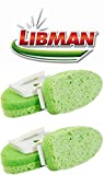 Cleaning Sponge Non-Scratch Libman Gentle-Touch Refills 2 -2-Packs (4 total sponges) Made in USA