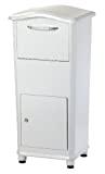 Architectural Mailboxes 6900W Elephantrunk Parcel Drop Box, White