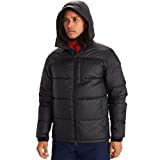 Marmot Men’s Guides Hoody Jacket | Down-Insulated, Water-Resistant, Lightweight, Jet Black, XX-Large