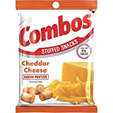 COMBOS Cheddar Cheese Pretzel Baked Snacks 6.3-Ounce Bag (Pack of 12)