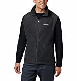 Columbia Men's Standard Steens Mountain Vest, Charcoal Heather, Medium