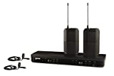 Shure BLX188/CVL Dual Channel Wireless Microphone System with (2) Bodypacks and (2) CVL Lavalier Mics