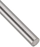 Grade 5 Titanium Round Rod, Unpolished (Mill) Finish, Meets AMS 4928, ASTM B 348, 1" Diameter, 12" Length