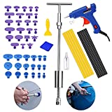 Tangtanggo Paintless Dent Repair Kit - Dent Puller Slide Hammer T-Bar with 42pcs Dent Removal Pulling Tabs for Car Dent Fix, Auto Body Dent Repair Tools DIY