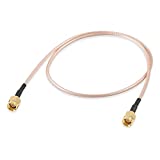 2 PCs MWRF Source 12" SMA Male to SMA Male RG316 Cable