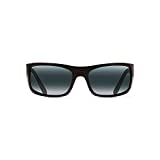 Maui Jim Peahi w/ Patented PolarizedPlus2 Lenses Polarized Lifestyle Sunglasses, Gloss Black/Neutral Grey Polarized, Large