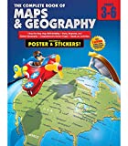 Carson Dellosa The Complete Book of Maps and Geography WorkbookGrades 3-6 Social Studies, State, Regional, Global Geography and Map Skills Activities (352 pgs)