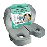 CushyTushy Premium Foldable Piriformis Cushion - Piriformis Relief Cushion for Home Use, Office Chairs, and Car Seats - Piriformis Syndrome Relief