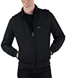 Members Only Men’s Heavy Iconic Racer Quilted Lining Jacket ( Medium, Black )