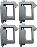 JQuad Truck Cap Topper Mounting Clamp (4 Pack)