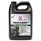 TRIAX Agra UTTO Supreme Tractor HTF Full Synthetic, Universal Hydraulic Transmission Fluid and Wet Brake Oil, All Season, Replaces 99% of OEM Tractor Fluids, Arctic Grade -52 F Cold Flow (1 Gallon)