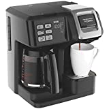 Hamilton Beach FlexBrew 2-Way Coffee Maker, Full-Pot or Single Serve 49957 (Renewed)