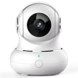 [2021 New] Home Security Camera, Crzwok 1080P Indoor WiFi Wireless Camera with Auto Motion Tracking, 2-Way Audio, IR Night Vision for Pet/Baby/Elder Monitor, Cloud Service and Work with Alexa