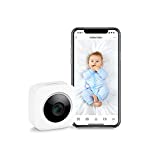 SwitchBot Security Indoor Camera, Motion Detection for Baby Monitor 1080P Smart Surveillance WiFi Pet Camera for Home Security with Night Vision, Two-Way Audio, Works with Alexa